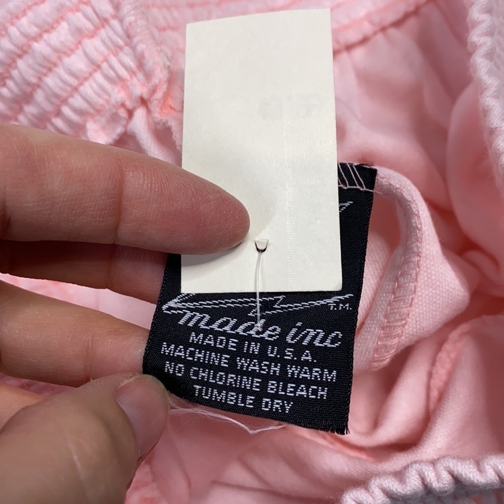 Prange Way Made INC Deadstock Pink Stretch High Waisted Shorts NWT Size Large - Picture 4 of 8